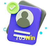 Tornar-se um membro do 705Win é muito simples